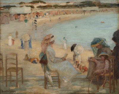 Sur la plage (Royan) - Rupert Bunny